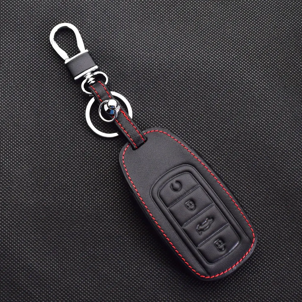 Leder Autos chl üssel abdeckung Fernbedienung Anhänger Koffer Autozubehör für chery 8 plus 7 pro max omoda c5 tiggo 8plus 2021 2022 2023 – Detail 3