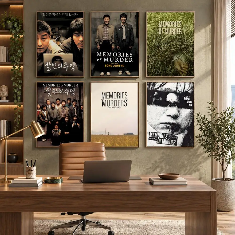 Movie M-Memories Of Murder Poster High-Quality Waterproof Wall Decal for Study, Living Room & Garage, Great Gift for Fans