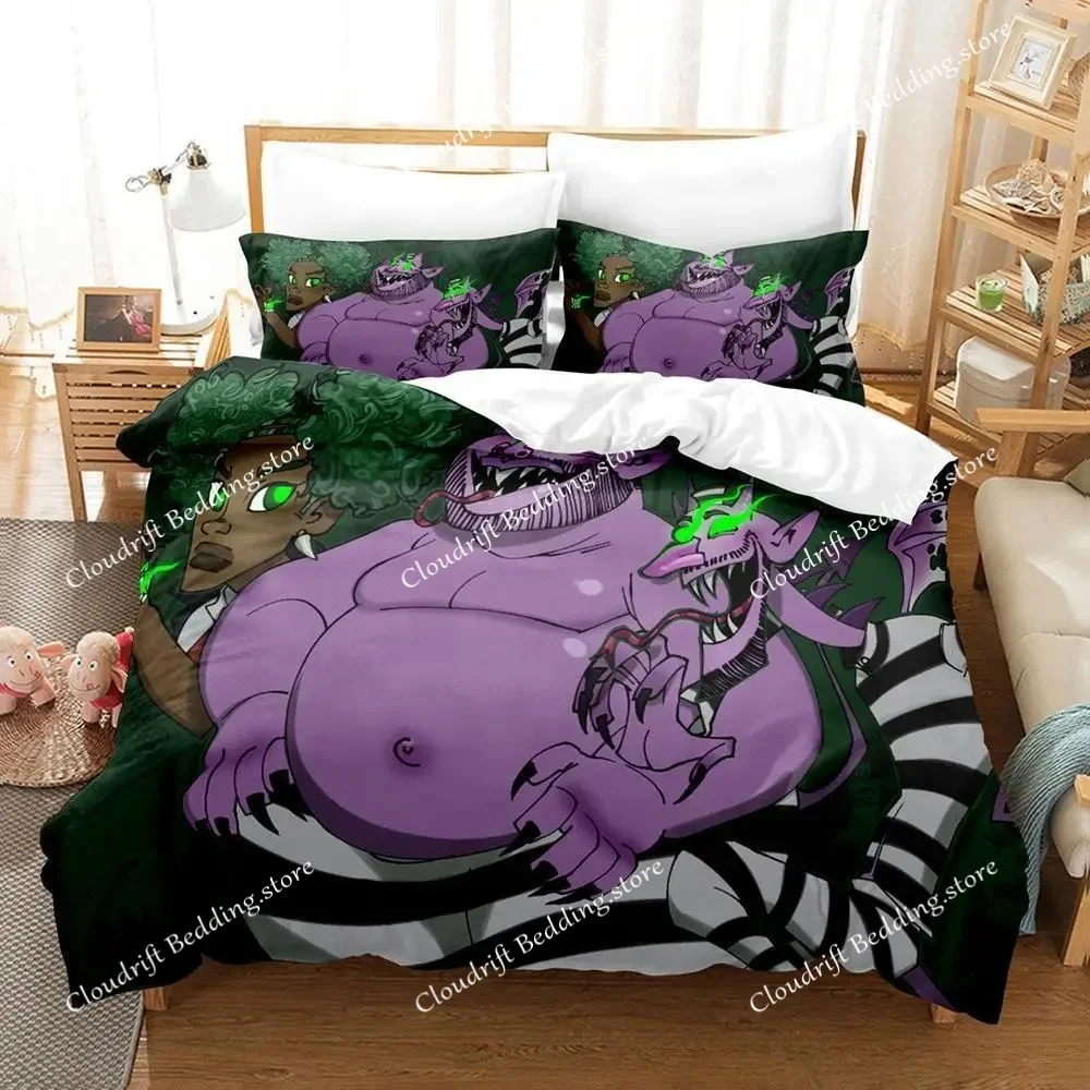 New Wendell Wild Comedy Bedding Set Single Twin Full Queen King Size Bed Set Adult Kid Bedroom Duvet Cover Sets 3D Anime Bed