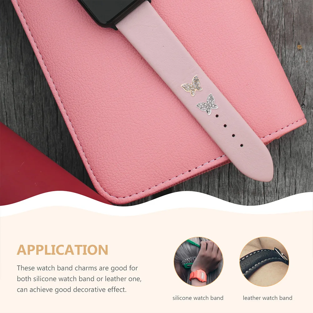 

4Pcs Watch Band Charms Durable Alloy Decorative Nails for Replaceable Watch Accessories Alloy Watchband Nail