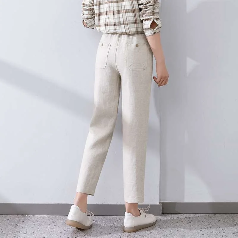 

Новые женские свободные льняные повседневные брюки Cleanfit на молнии с низкой посадкой из ПВХ-материала, размеры для взрослых, весна-лето