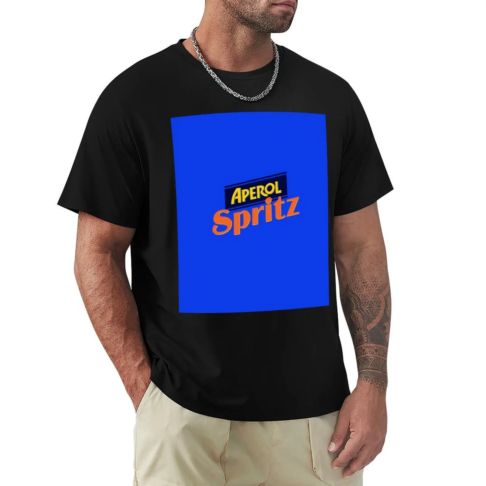 

Aperol Spritz T-Shirt T-Shirt Funny t-shirts customs blue archive t shirts for men pack