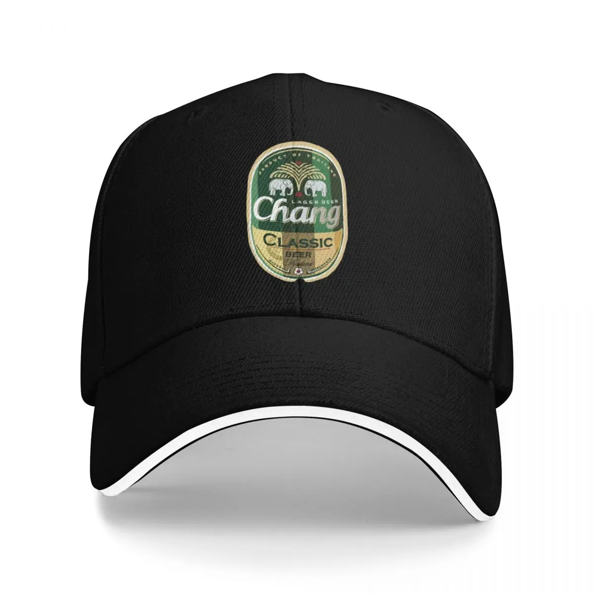 

Thai Chang Beer Label Baseball Cap Big Size Hat Fashion Beach Women Hats Men's