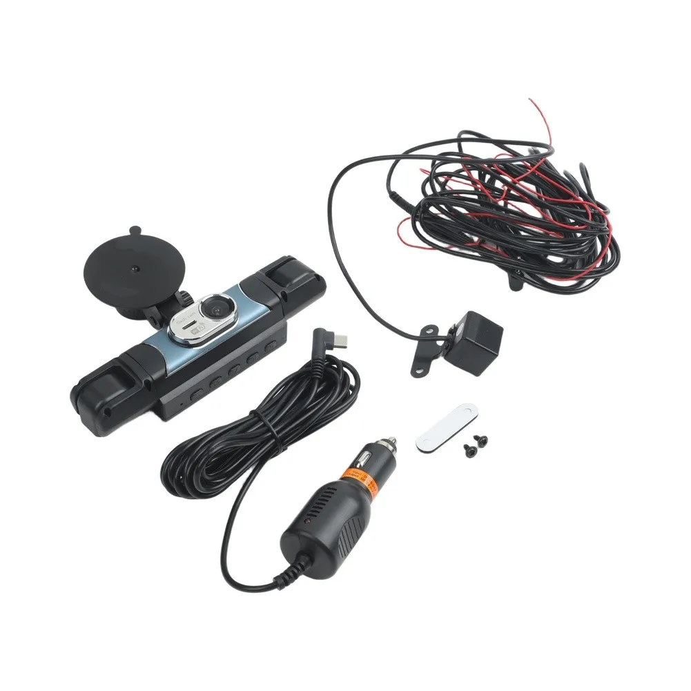 4 Channel 360 Degree for dash Cam System 1080P Front 480P Rear Dual Lens for Night Driving and Mobile App Operation