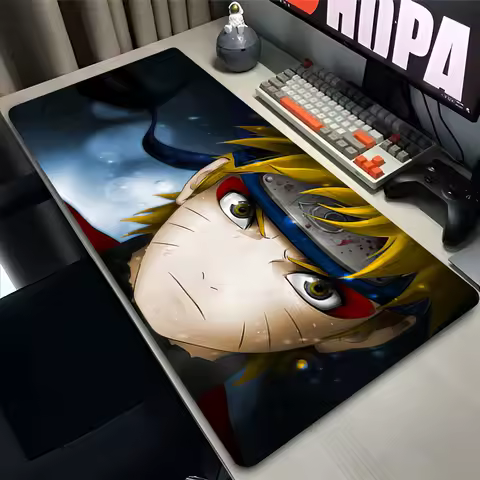 Anime Mousepad Gaming Cabinet Mouse Pad N-narutoS Uzumaki Large Mouse Mat Natural Rubber Desk Mat PC Desk Mats Design Mousepads