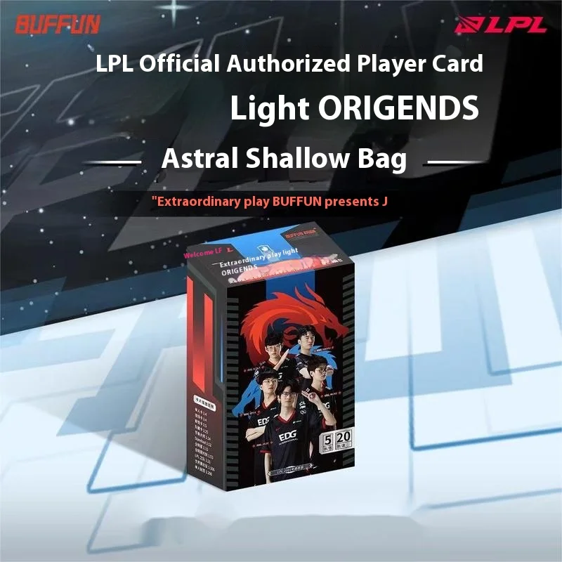 Tide Hot  Lol League Of Legends Star Light Shallow Hidden Bag Series Lpl Official Authorized Player Card Collection Card