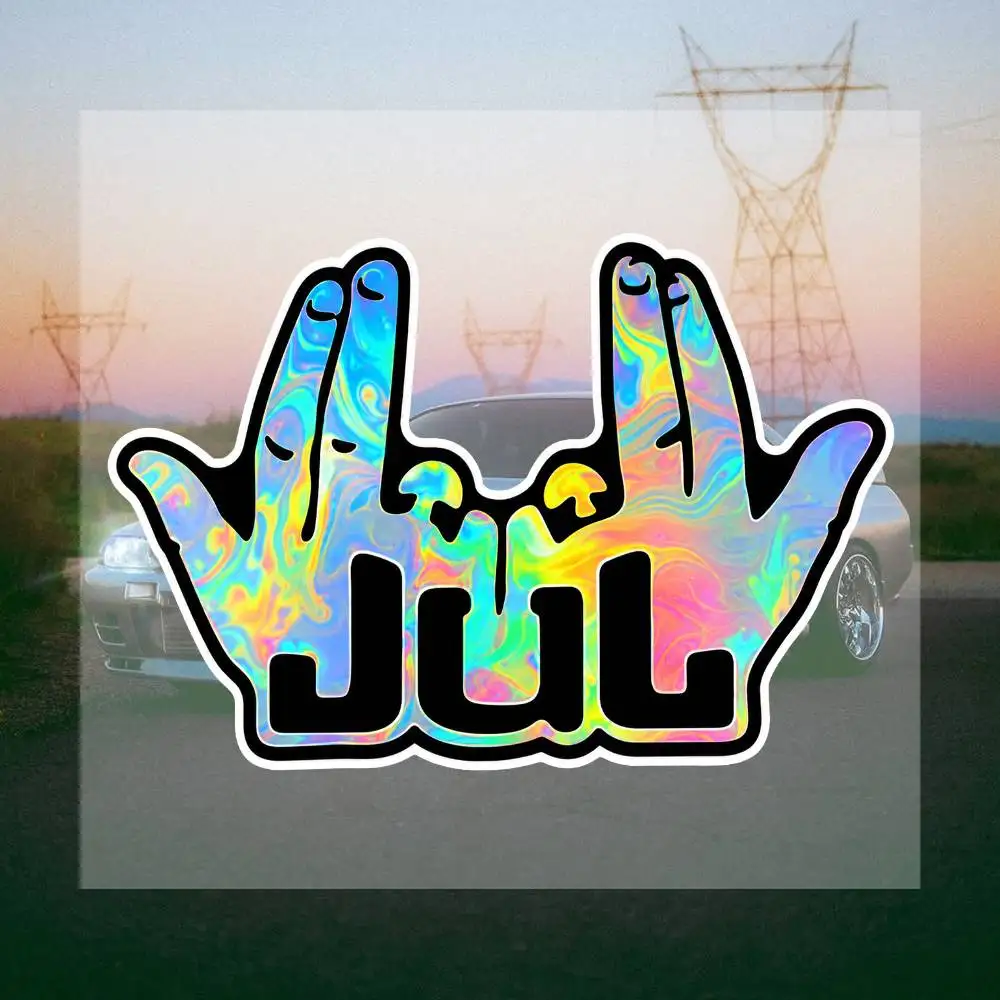 Jul 16cm Cool Sticker Collection Graffiti Style Waterproof Decal Pack For Laptop Phone Motorcycle Helmet DIY Decoration