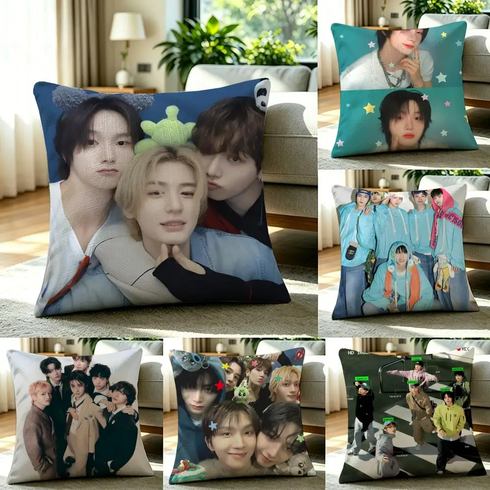 B-Boynextdoor Cushion Cover Natural Linen Pillowcase Set, All-in-One Decor for Sofa, Bedroom & Chair
