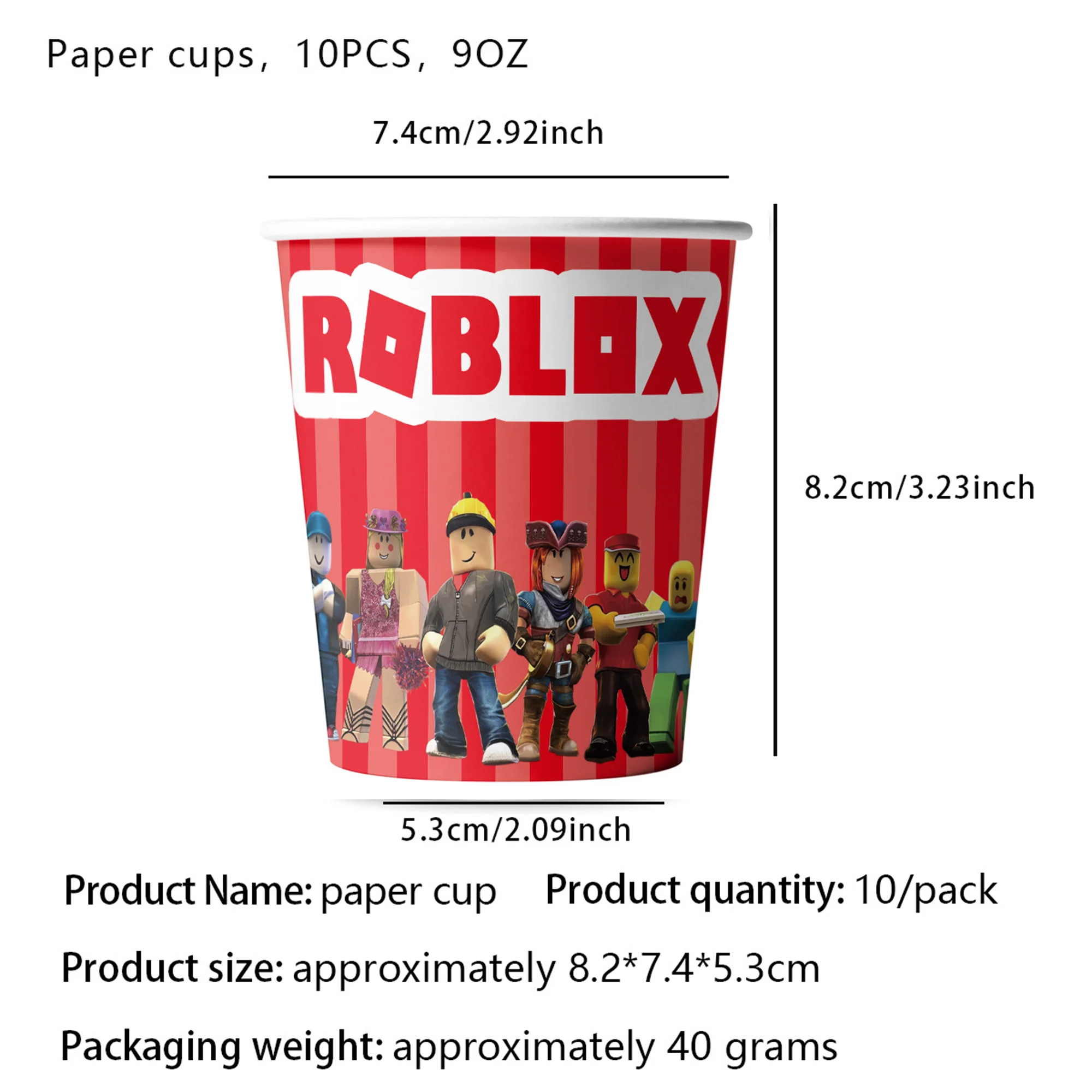 Robot Boy Happy Birthday Decoration Tableware Set Roblox Paper Tablecloth Plate Cup Cake Balloon Baby Shower Game Party Supplies