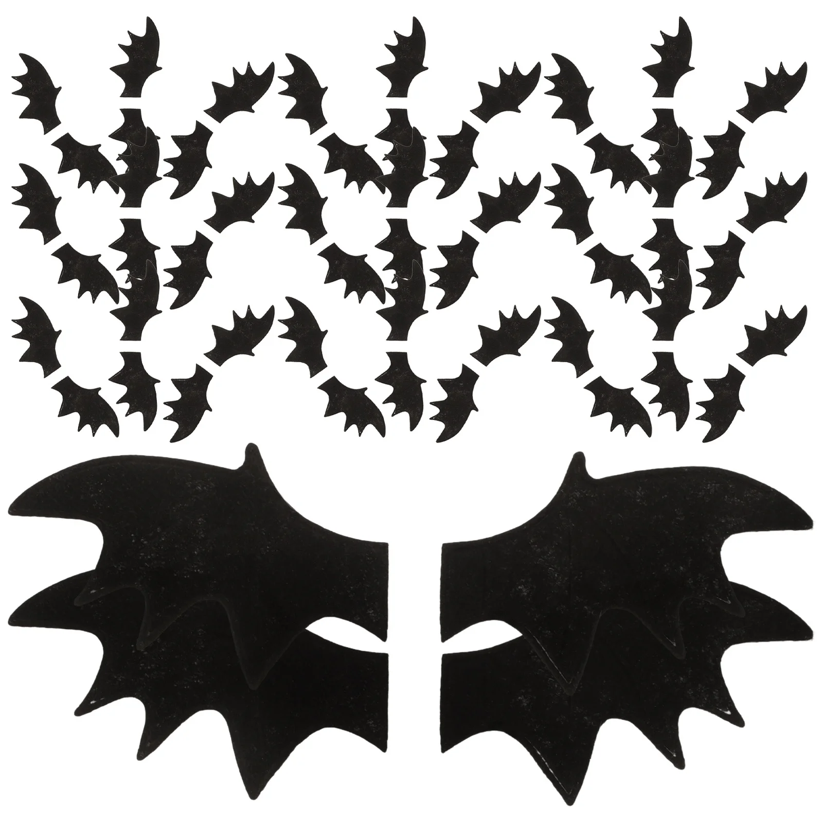 

50pcs Bat Wing Hair Jewelry Decor Diy Craft Cloth For Shoes Clothes Accessories Halloween Bat Wing Crafts Party Supply