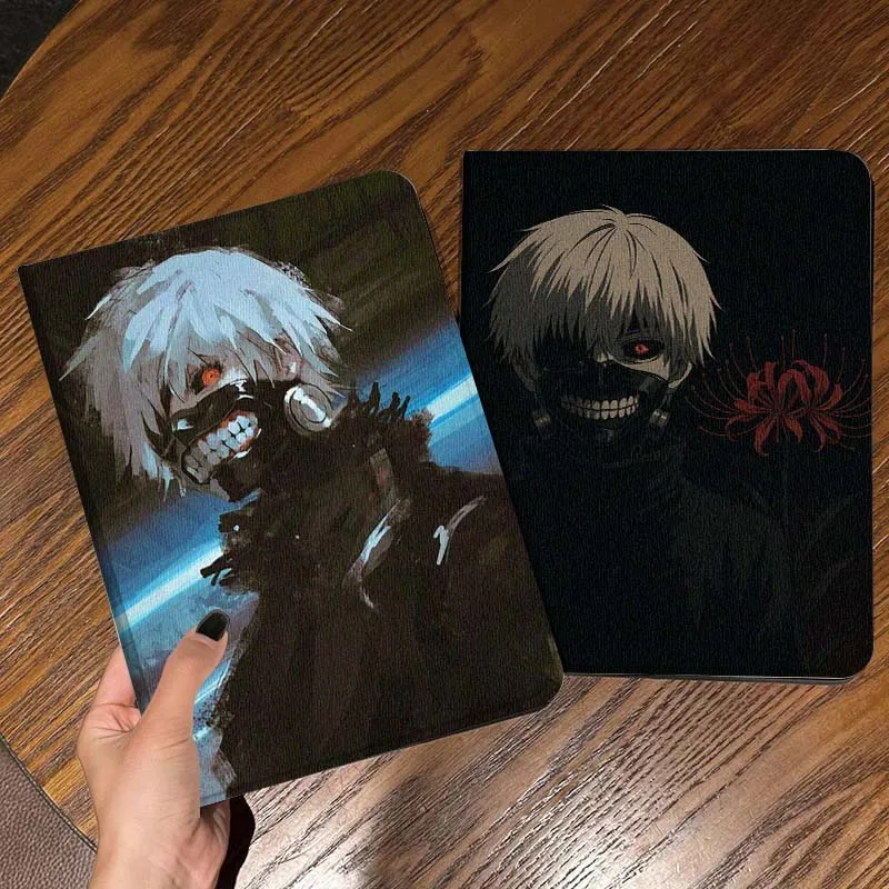 

Hot Kaneki Ken Touka Kirishima Tablet Case For Apple iPad Air Pro mini 1 2 3 4 5 6 7 8 9 11 M2 M3 M5 M4 5th 6th 7th 10th 11th