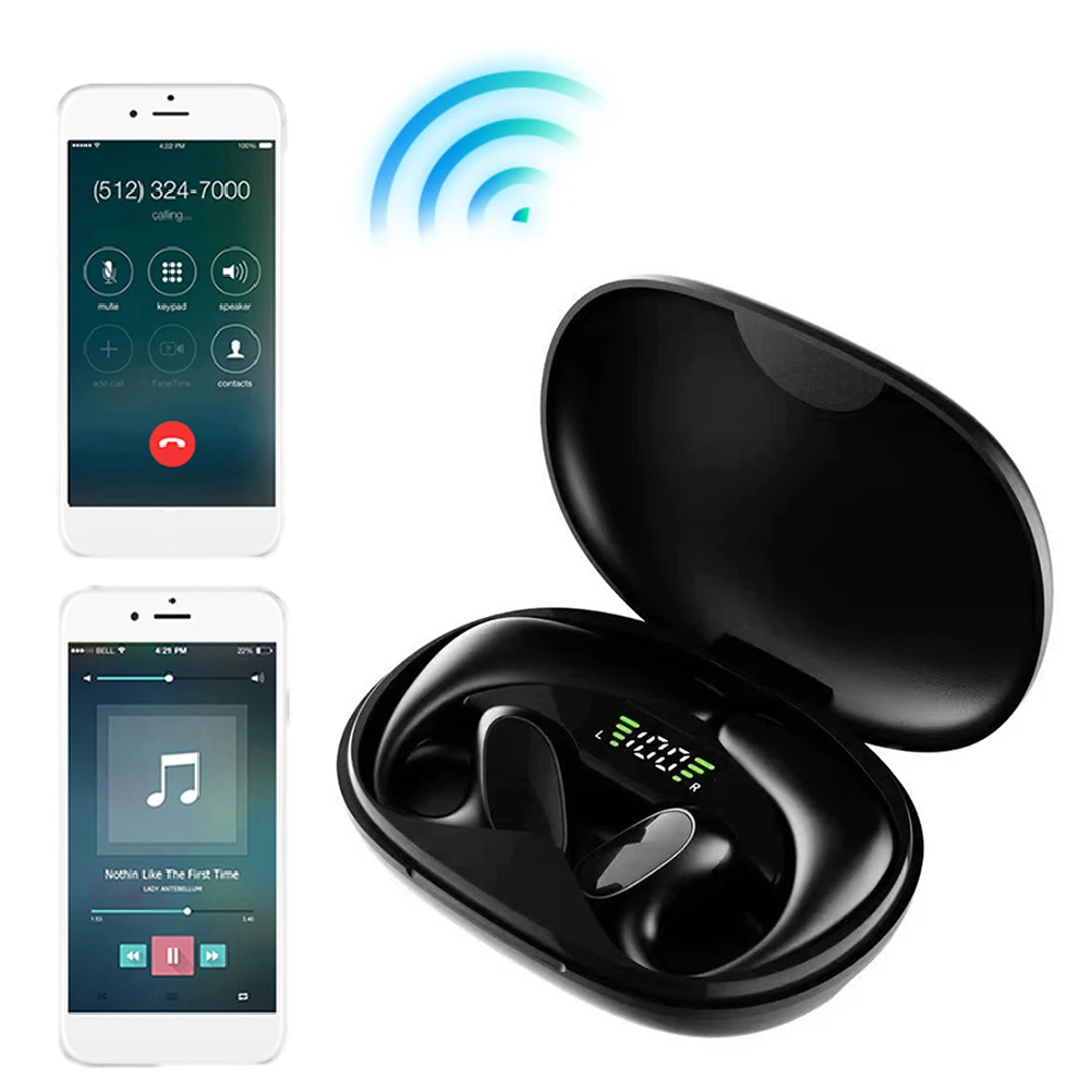 

Language Translation Earbuds 144 Languages Noise Reduction Real-time Two-Way Earbuds Voice Translator Earbud for Android and iOS