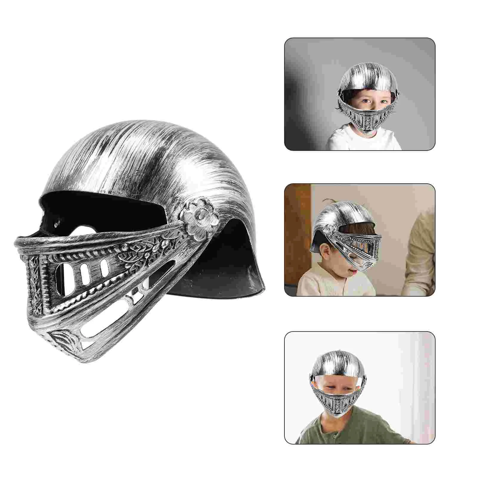 Knight Warrior Hat Cosplay Costume Roman Bad Toys Guys The Greek Medieval Soldier Kids Barbuta Armour Viking Gladiator