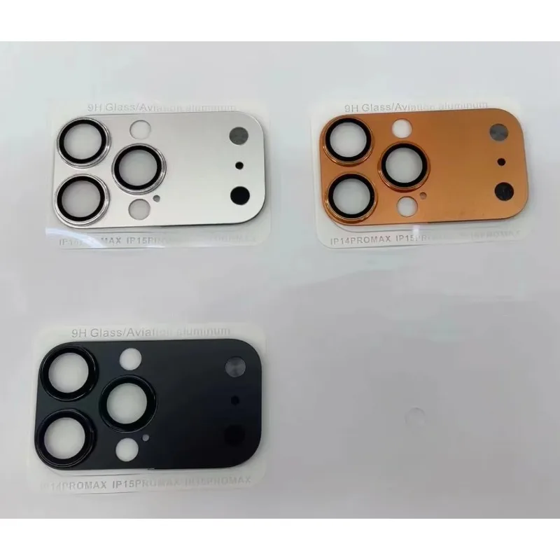 9H الزجاج المقسى ثانية تغيير محول آيفون 14 15 16 برو ماكس إلى 17 برو ماكس غطاء عدسة الكاميرا فلاش دعم المضادة للانزلاق