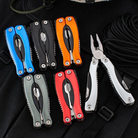 Newest 15.5cm Outdoor Multitool Camping Portable Stainless Steel Edc Folding Multifunction Tools Emergency survival Knife Pliers