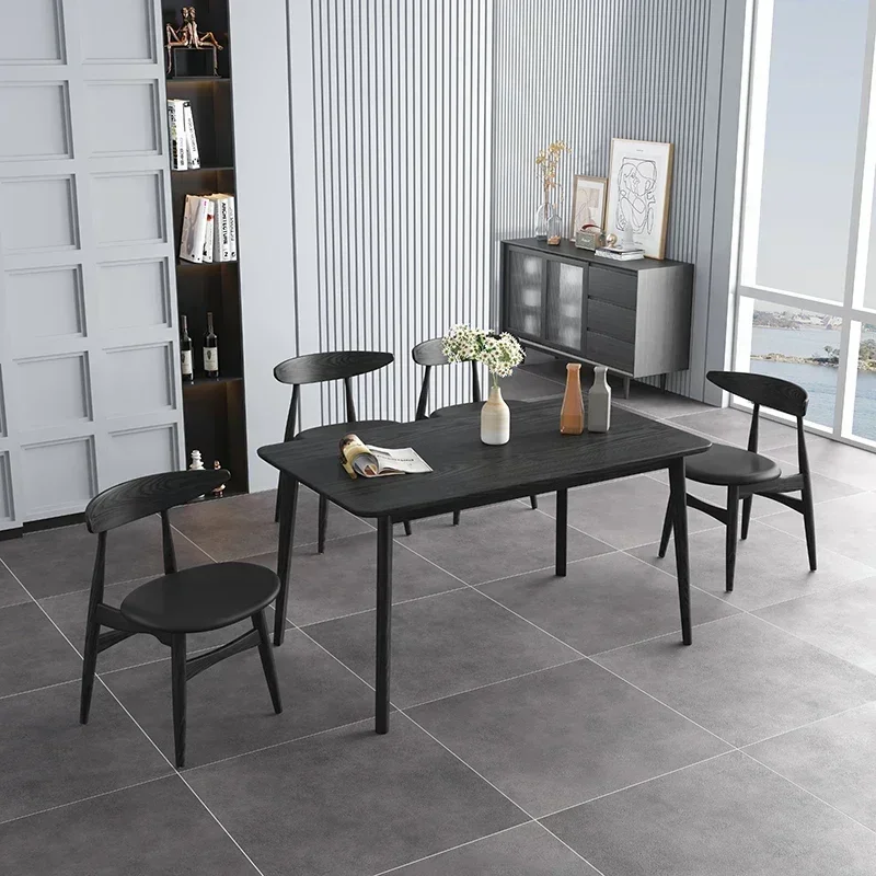 

Деревянный мягкий стул для кафе, дизайн, скандинавский кожаный стиль, терраса, обеденные стулья, спинка, табуреты, бар, набор кухонной мебели