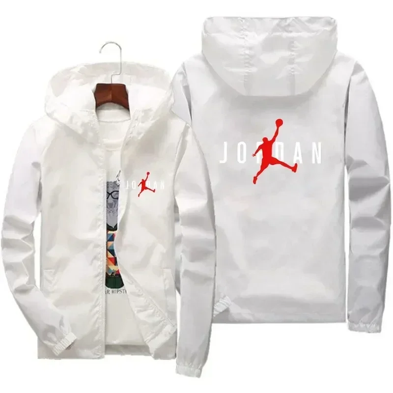 سترة عصرية بقلنسوة غير رسمية جديدة للرجال لربيع وخريف 2025، سترة رجالية كاجوال بمقاس كبير للرياضات الخارجية والترفيه #5