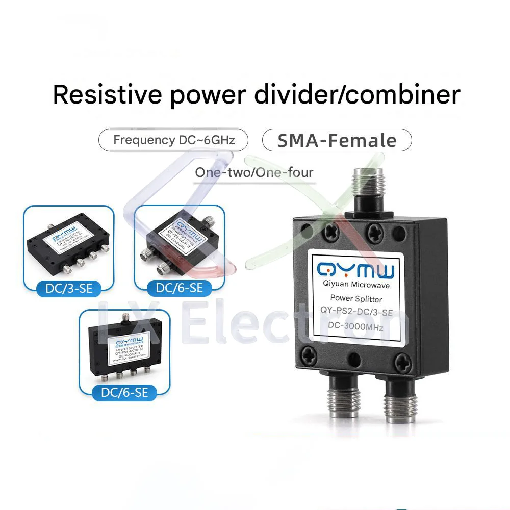 

SMA RF Power Divider 0.5-6G 1-to-2, 1-to-4 DC-3/6G Combiner 2.4/5.8G 1pcs/Lot