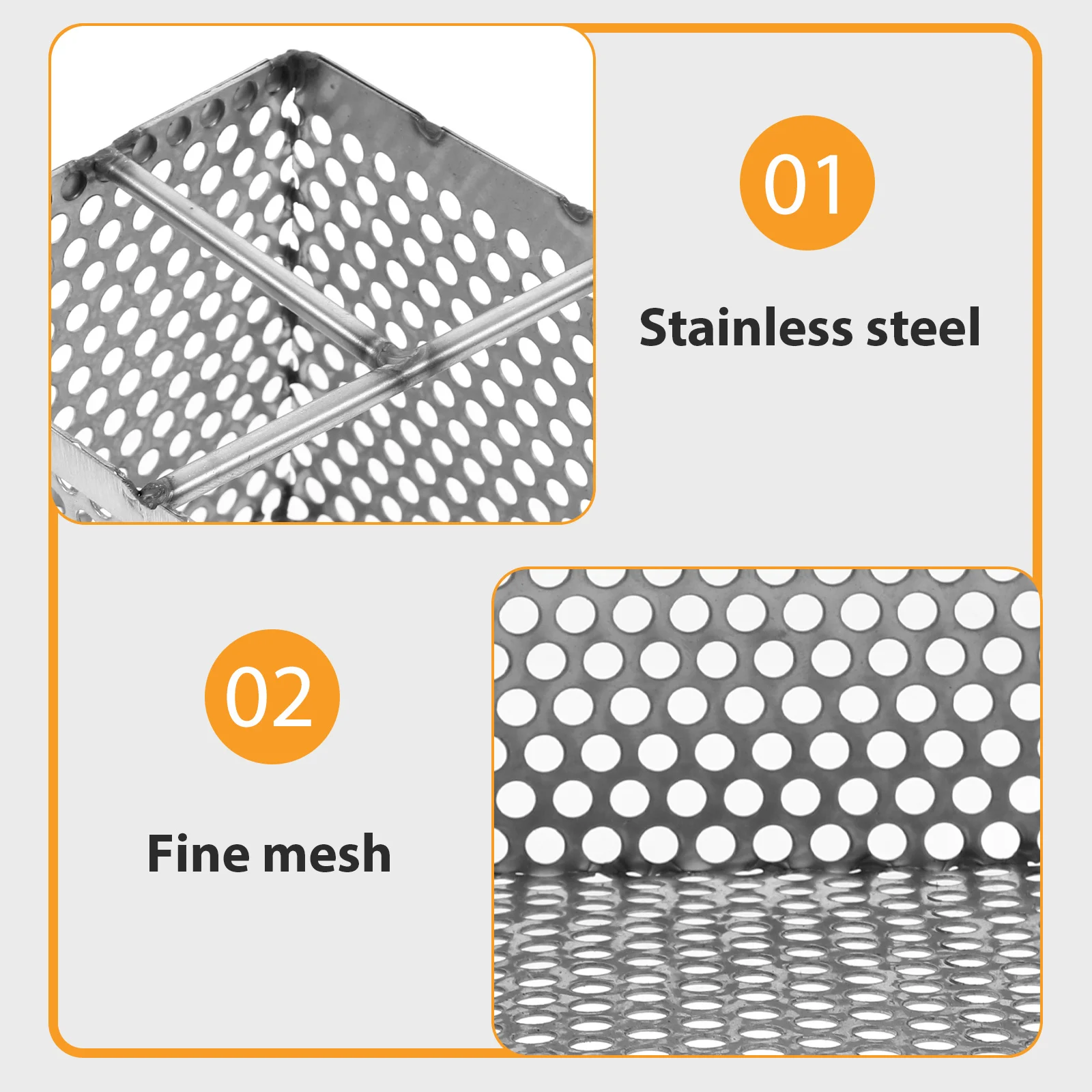 

Stainless Steel Filter Strainer Basket Universal Fit Commercial Drain Filter Basket Gutter Cleaning Tool Gutter Strainer