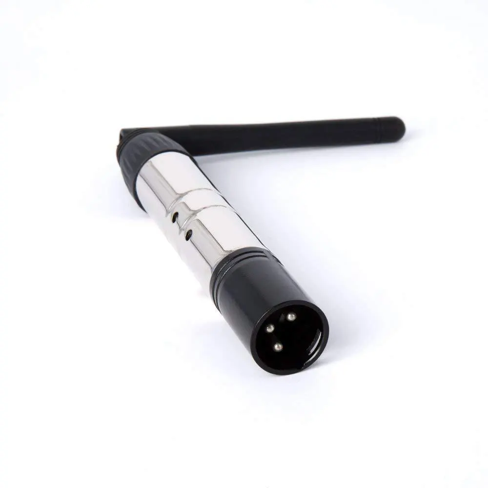 2.4G هوائي لاسلكي 3Pin ذكر موصل DMX512 الارسال مع موصل سالب DMX512 استقبال