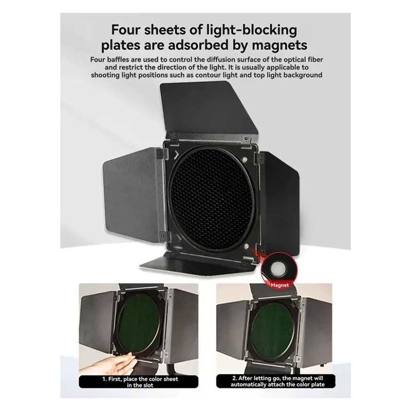 A99E-Photography Lighting Kit Color Gel Set For 18Cm Standard Reflector For Godox Photo Studio Flash Accessories view 4