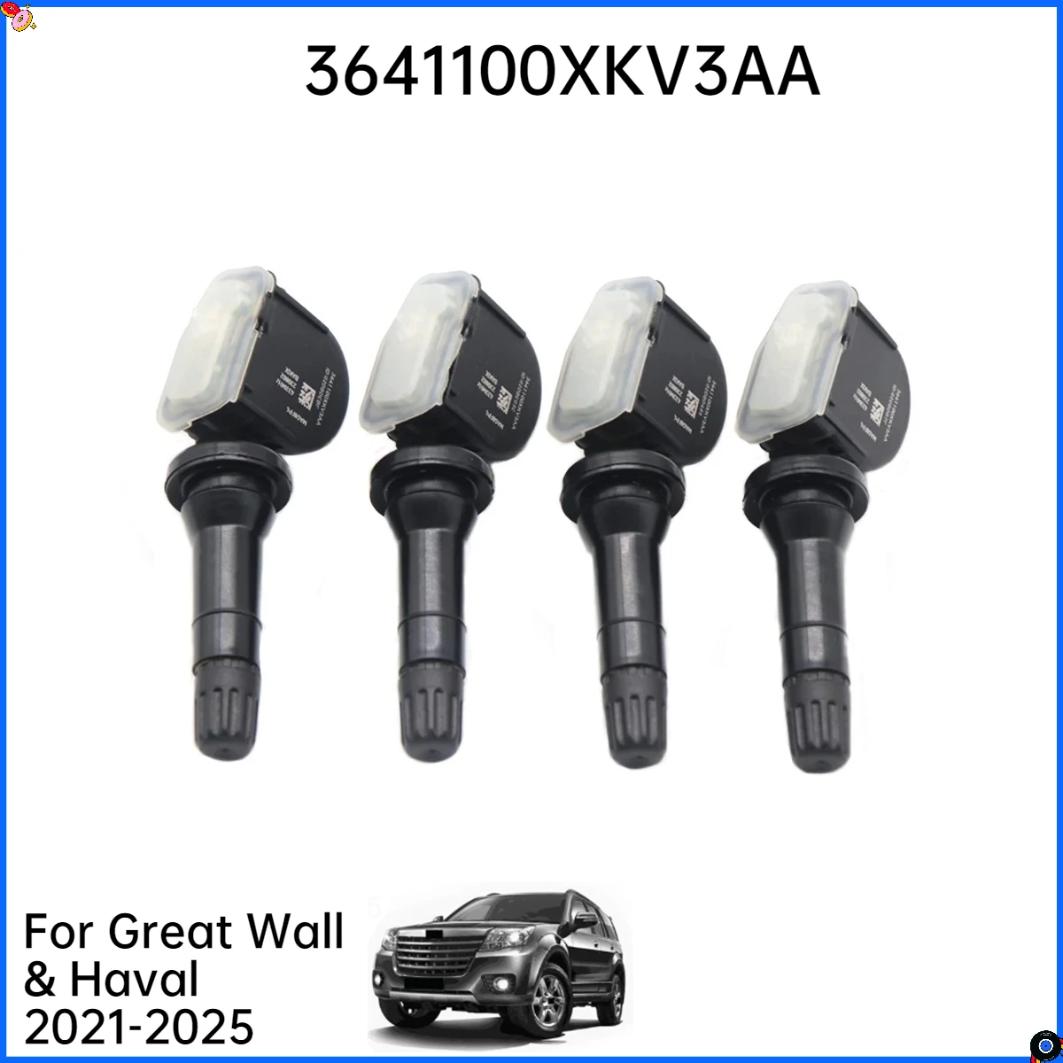 

3641100XKV3AA 4 шт./лот новый автомобильный датчик давления в шинах TPMS для Great Wall HOVER H5 WINGLE 5 C30 Haval XY Tank 500 433 МГц