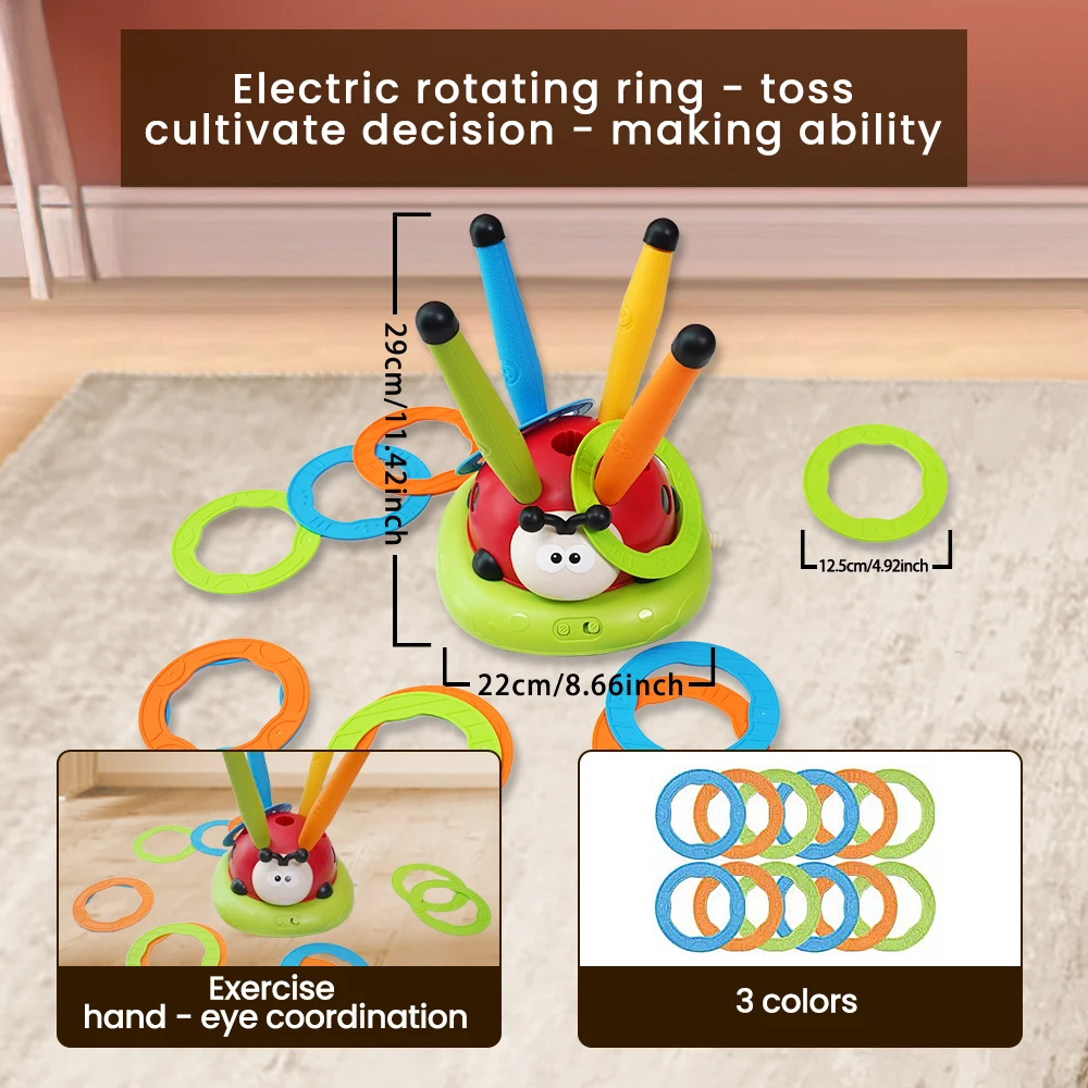 2025 Novo estilo de brinquedo de beisebol Joaninha Máquina de movimento com 4 maneiras diferentes de jogar com controle remoto