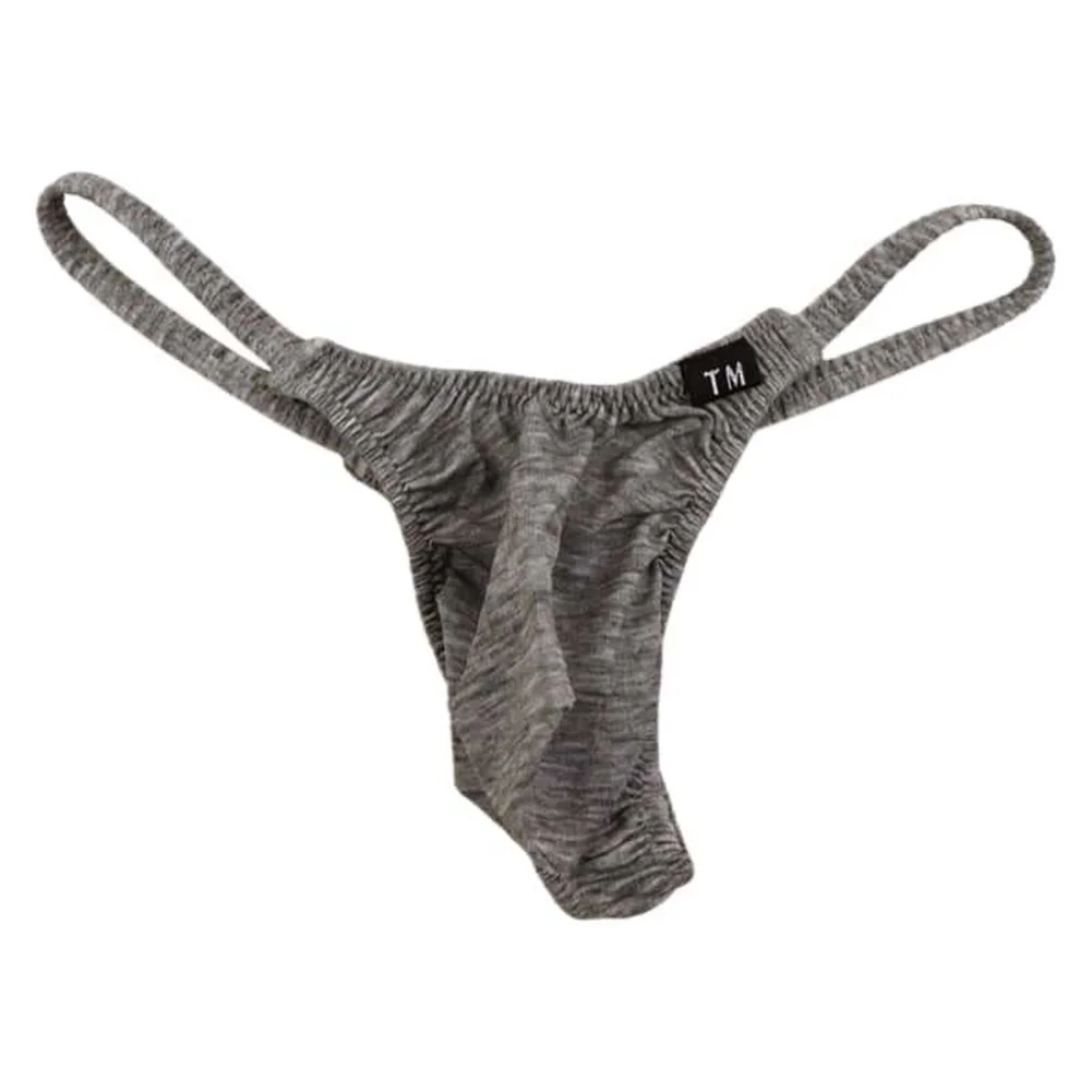 

Red White Color Low Waist Mens Soft Blend Cotton Thongs G-strings Breathable Sports Underwear Sissy Pouch Panties