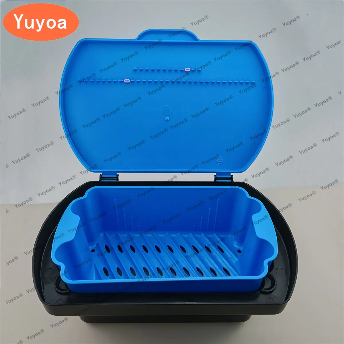 

Dental Instrument Soaking Box 3.8L Large Cleaning Disinfection Box Dentist Soak Storage Box