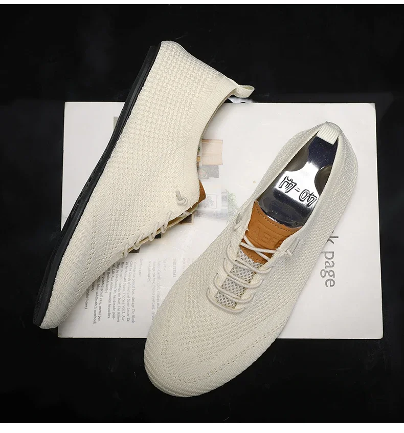 YRZL Herren-Sommer-Mesh-Slipper mit dünnem Boden, neuer Stil, atmungsaktiv, rutschfest, lässig, Wanderschuhe, leichte Fahrschuhe für Herren – Detail 18