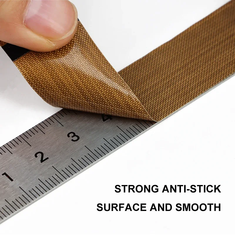 PTFE-Isolierband, 10 m/Rolle, Breite 5 mm–100 mm, hohe Temperaturbeständigkeit, 300 °C ℃ Klebeband-Wärmeisolierung für Siegelmaschinen – Detail 7