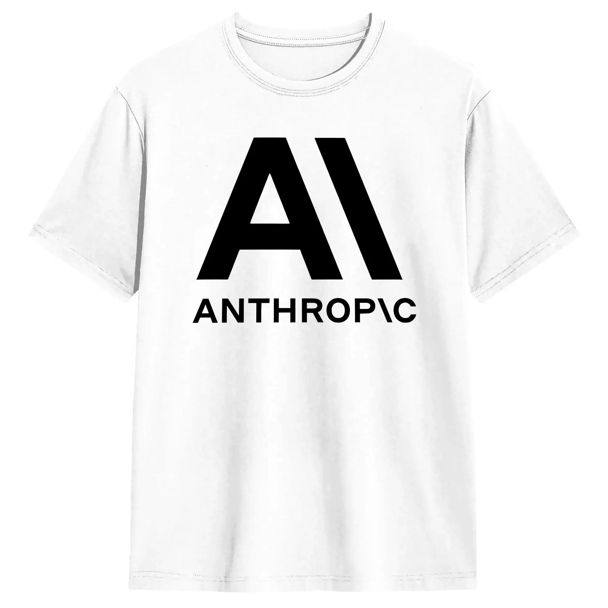 Claude Ai Anthropic Artificial Intelligence Chatgpt Gemini Code Data  T-Shirt Summer T Shirts Men 100 Cotton Clothes Y2K Tops