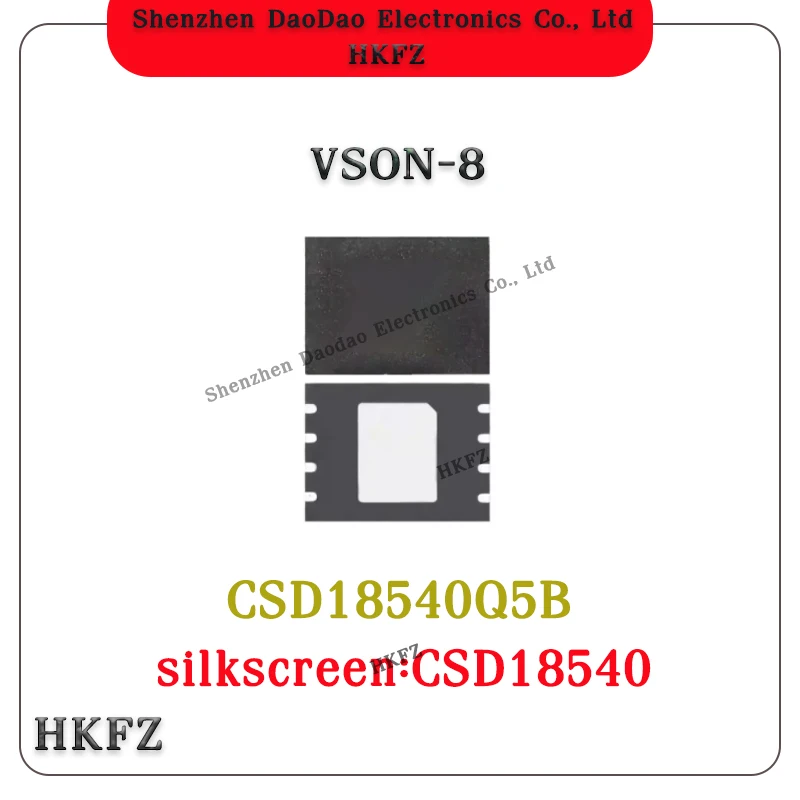 

10Pcs CSD18540Q5B CSD18540 VSON-8 60V N channel New original MOSFET FET