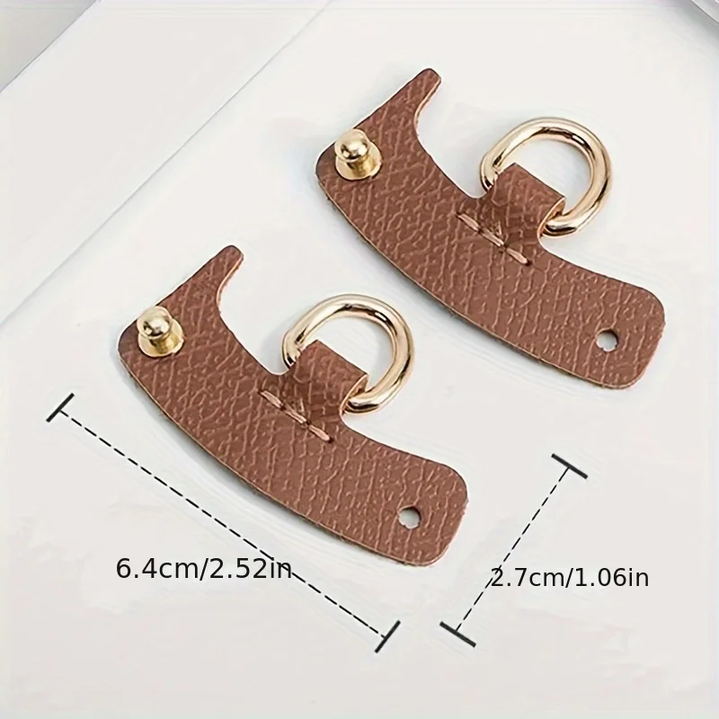 3pcs/Set PU Leather Adjustable Crossbody Strap Gold Buckle Fashion Replaceable Armpit Bag Casual Shoulder Bag Strap Accessories