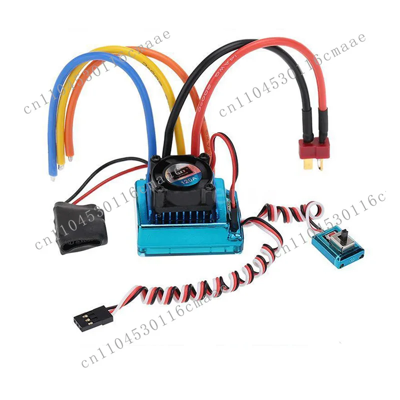 Waterproof 120A Sensored Brushless ESC Electric Speed Controller for 1/8 1/10 1/12 RC Car Crawler Boat Part