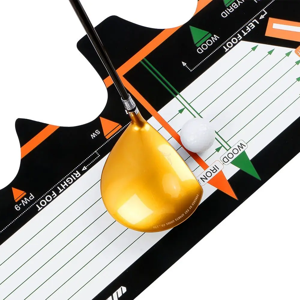 Haltung Hilfs Putter Praxis Gerät Schaukel Training Schlagen Station Matte Golf Training Matte Nicht-skid Haltung Corrector