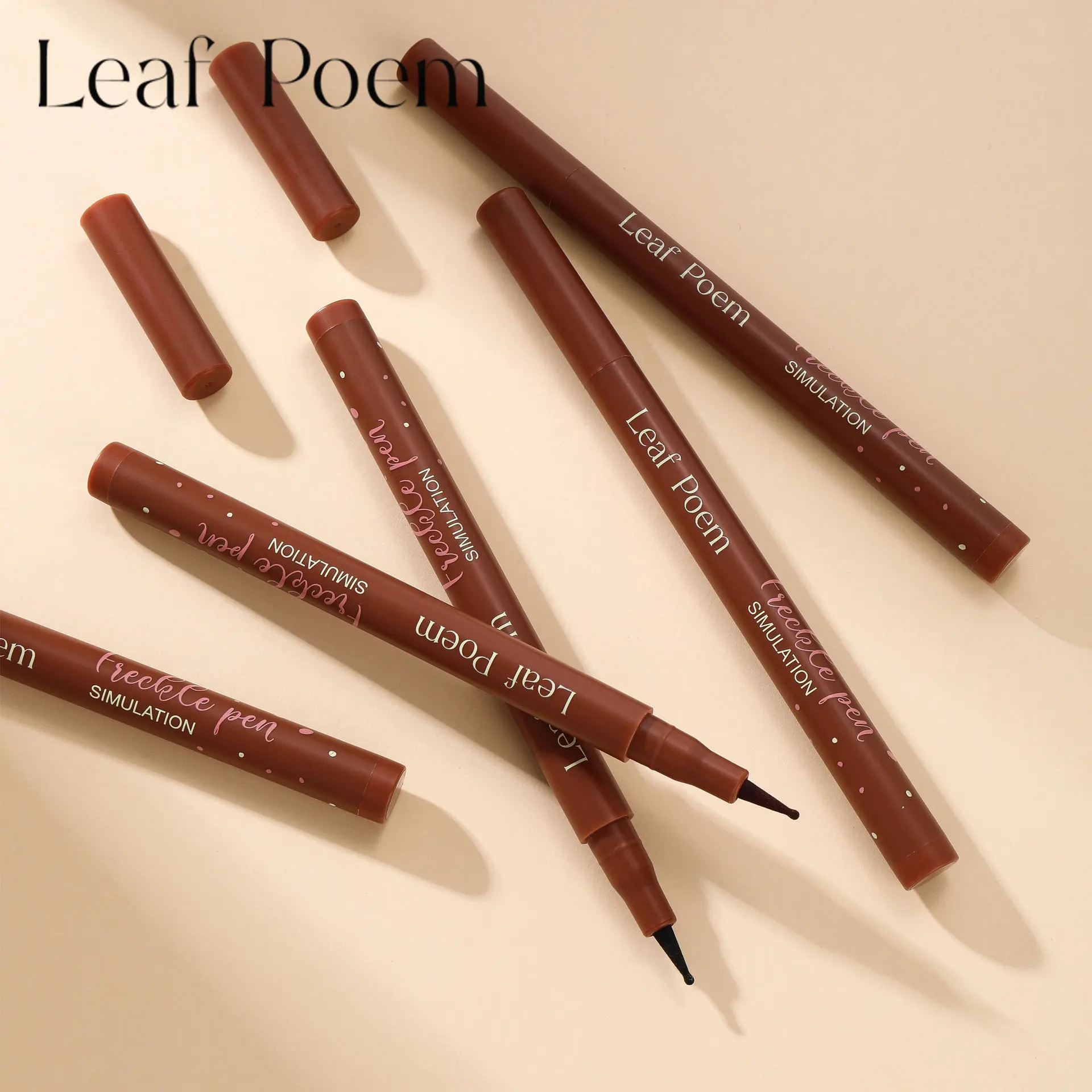 Pena Pembuat Bintik Alami Alat Kosmetik Bintik-bintik Palsu Cepat Kering Tahan Air Mudah Digunakan untuk Pena Kecantikan Rias Alami Sehari-hari