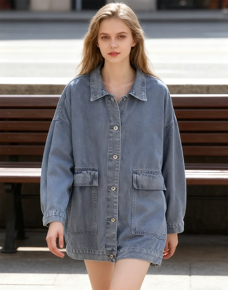 Jaquetas jeans angustiadas femininas casuais harajuku roupas estilo japonês lazer bf moda solta casacos universitários ulzzang estudantes