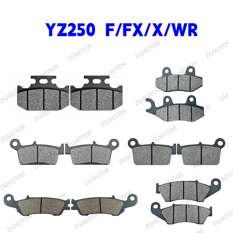 Front or Rear Brake Pads Fit For YAMAHA YZ250 1989-2000 YZ250F FX X 2015-2024 2016 2017 2018 2019 2020 2021 2022 2023 1995 1996