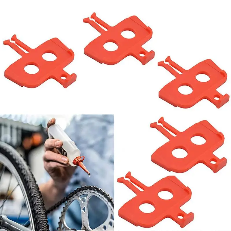 Bike Spacer Disc 5pcs Mountain Oil Disc For Bicycle Bicycle Brake Pad Spacer Hydraulic Disc Brake Spreader Insert Tool Parts