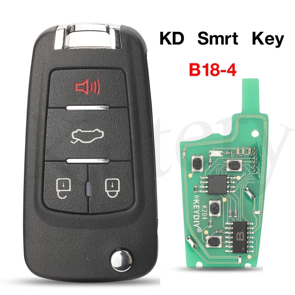 

jingyuqin Original 4 Button B18 Universal Remote Control Remote Key For KD900 URG200 MINI KD KD-X2 KD-MAX For Opel Style