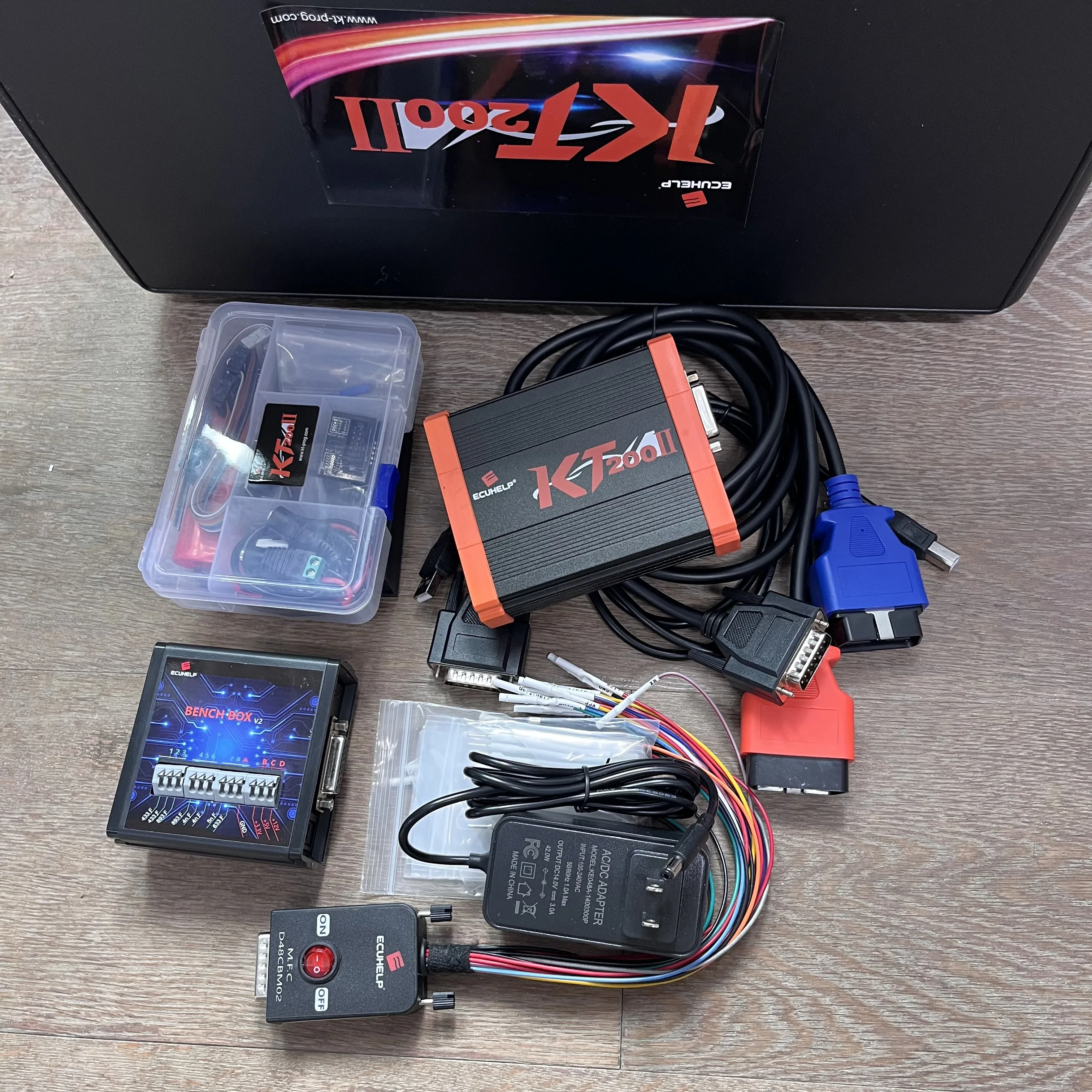 

Лучшая полная версия KT200II 2025 года с автономным ключом ECU Programmer Support Bench OBD2 BDM для легкового грузовика TCU KT200 II ECU Master