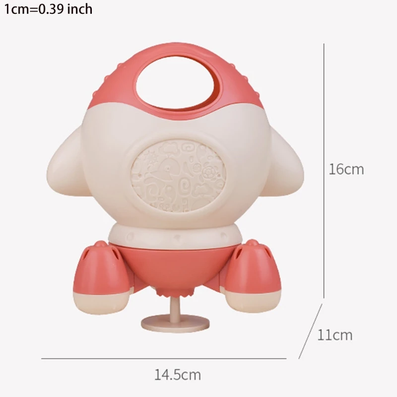 Bath Playing Toy Shower Rose Swimming Pool Education Rotary Bathtub Toy Gift for Boys Girls Infant Bite-free