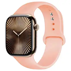 Silicone Strap For Apple Watch band 44mm 41mm 45mm 40mm 49mm 42mm 38mm Sport bracelet correa iwatch Series Ultra 8 7 se 6 5 4 3