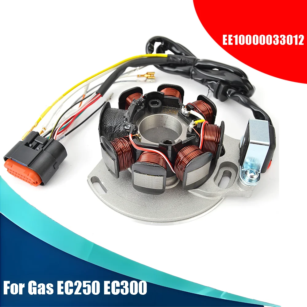 

FP-8050 Magneto Stator Coil For Gas EC125 EC200 EC250 EC300 E REPLICA REPLICA FACTORY E-START EE10000033012 ME250534005 (
