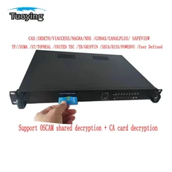 5-channel digital gateway oscam decrypted data stream receiver tuner DVB-S DVB-S2 DVB-T T2 DVB-C ISDBT TUNER to IP UDP HTTP RTSP