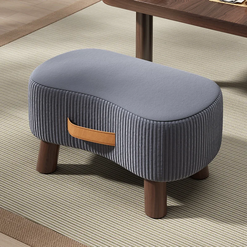 مقعد صغير، مقعد بسيط لتغيير الأحذية، أريكة غرفة المعيشة، مقعد مسند للقدمين، طاولة القهوة، مقعد صغير منخفض، حقيبة ناعمة، كرسي صغير #3