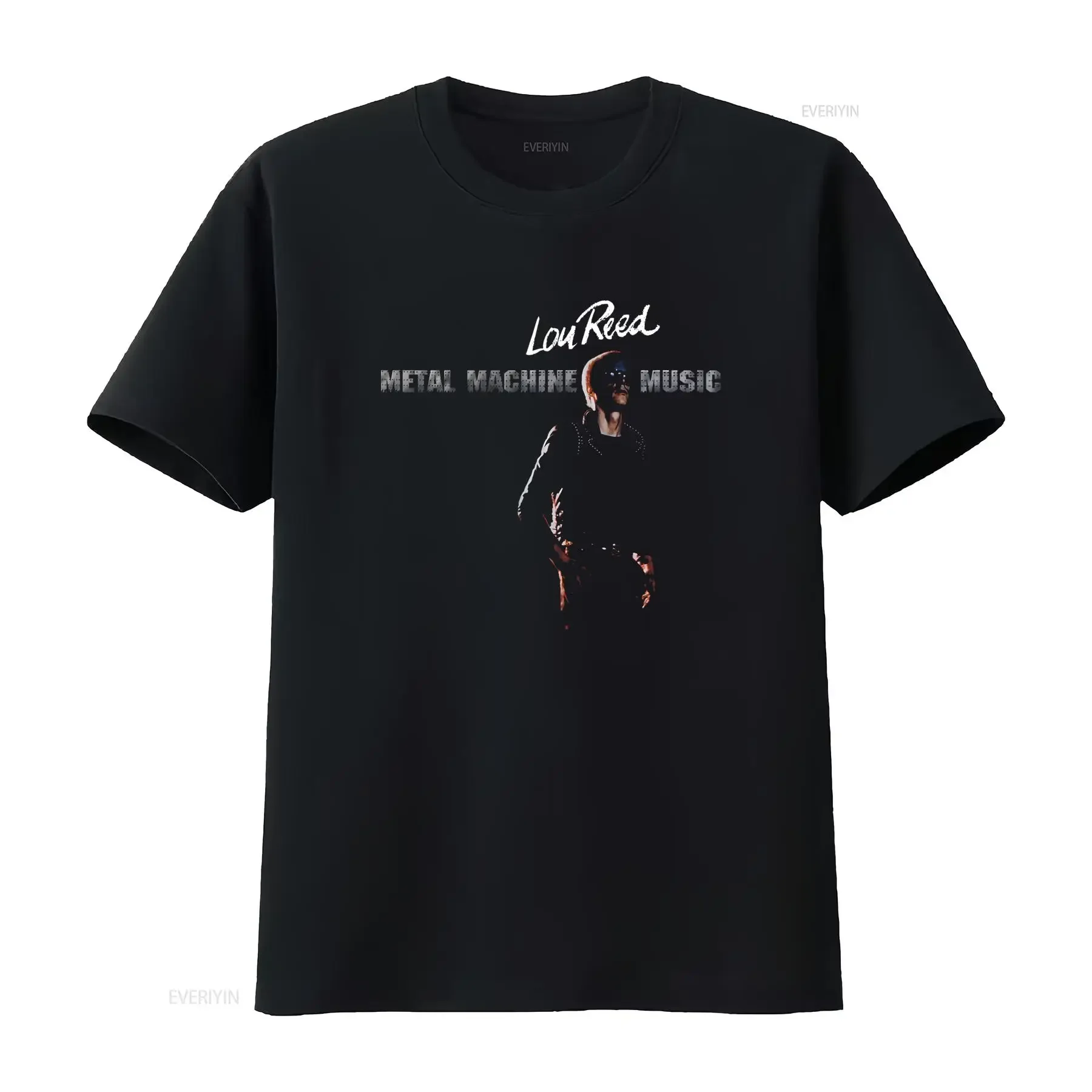 Lou Reed Metal Machine Music T Shirt The Velvet Underground Men's All Size S M L XL 234XL vintage Washed Stylish Slightly