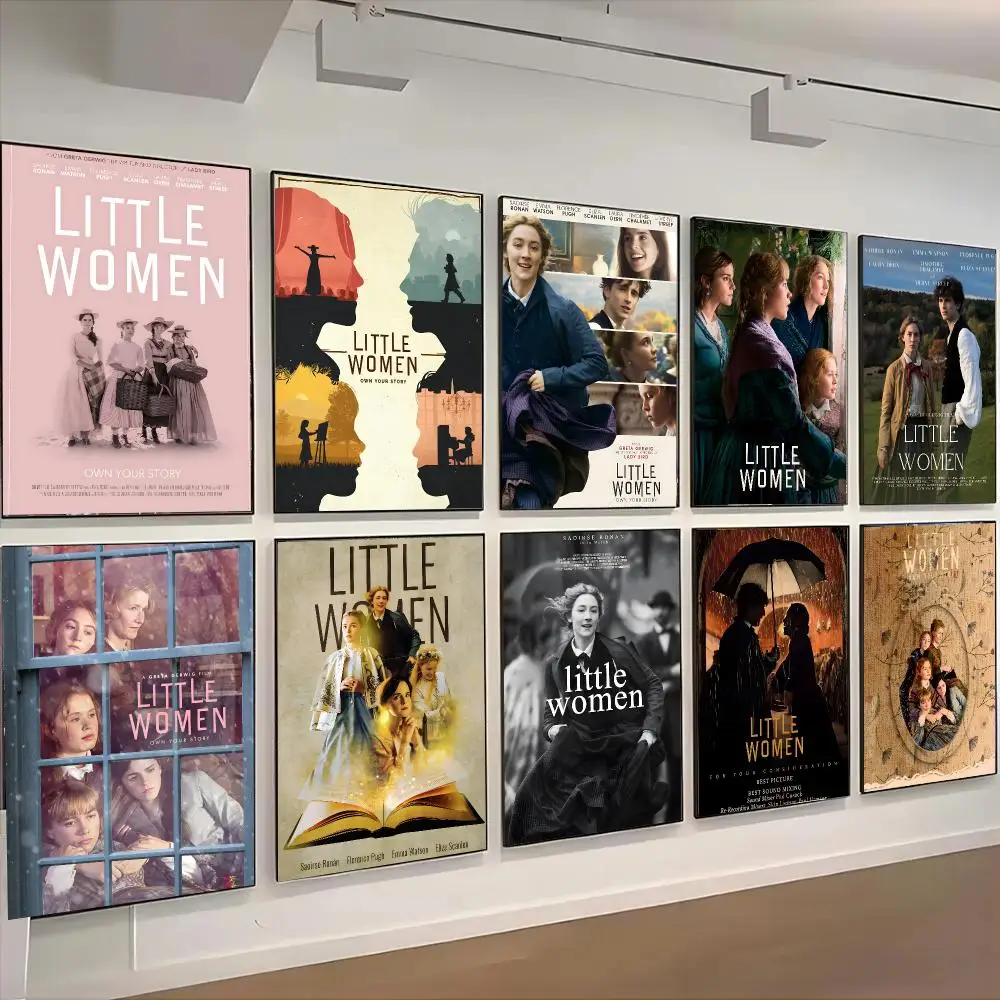 Little Women Movie Period Drama Poster Living Room Bedroom Party Bar Decor Moisture-proof Art Wall Painting