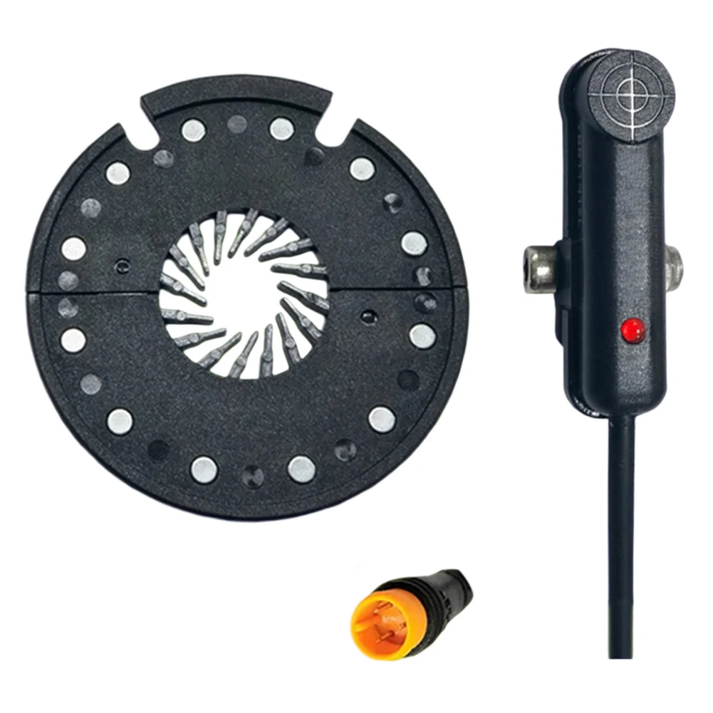 AliExpress MUQZI Electric Bike Waterproof 12 Magnet Double Hall Pedal Assist Sensor PAS Sensor ABS Bike Pedal Assist Sensor Bicycle Parts